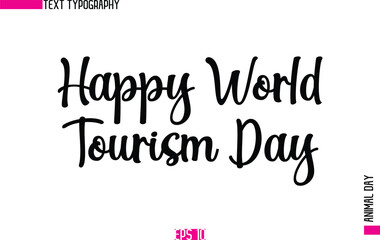 Happy World Tourism Day.eps