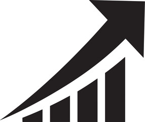 Upward Trajectory Growth vector