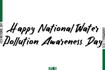 Happy National Water Pollution Awareness Day.eps