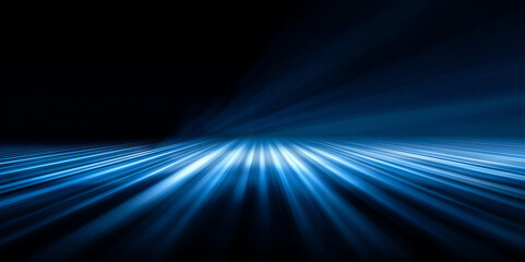 abstract black background with blue rays,speed light streak wave on black background, neon motion blur spotlight effect,glowing speed lines,abstract background with waves ray light
