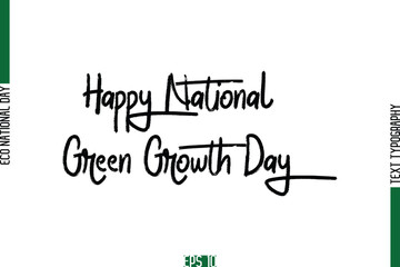 Happy National Green Growth Day.eps
