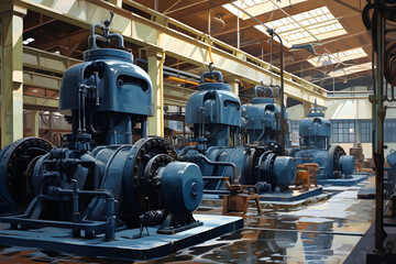Steam boiler high-pressure pumps in a biofuel cogeneration plant