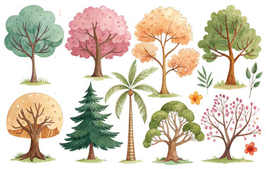 collection of trees