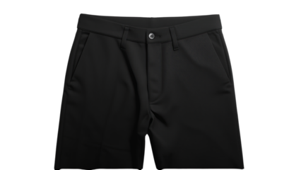 Stylish black shorts for modern casual wear, showcasing a sleek design and versatile fabric.