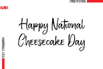 Happy National Cheesecake Day z.eps