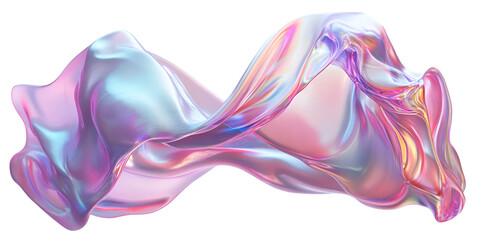 Fototapeta premium Futuristic Holographic Interface Technology Concept transparent background