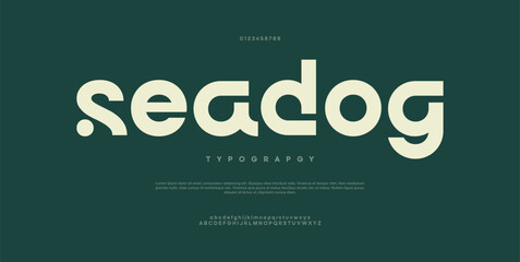 Seadog calligraphy alphabet small lettering a to z font family