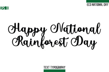 Happy National Rainforest Day.eps