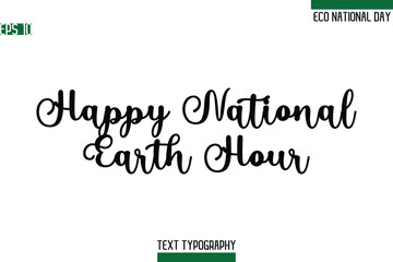 Happy National Earth Hour.eps