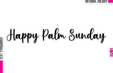 Fototapeta premium Happy Palm Sunday.eps