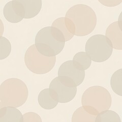 Minimal Abstract Circles on Beige Background