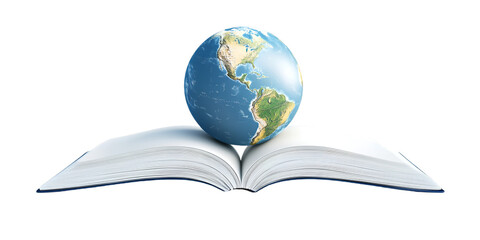 Global Education Symbol on Transparent Background