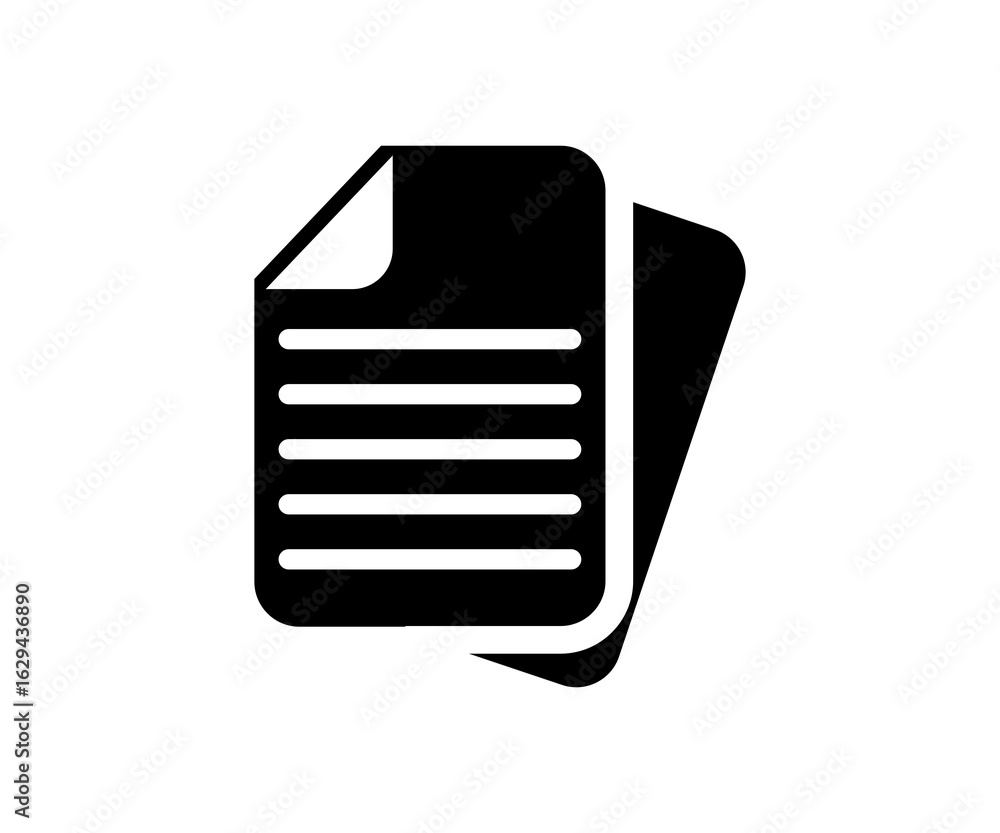 Poster open file folders icon. folder with documents linear and full pictogram illustration on transparent 