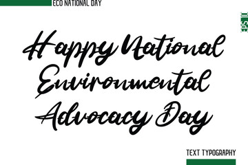 Happy National Environmental Advocacy Day.eps