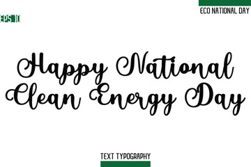 Happy National Clean Energy Day.eps