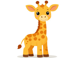 giraffe cartoon illustration