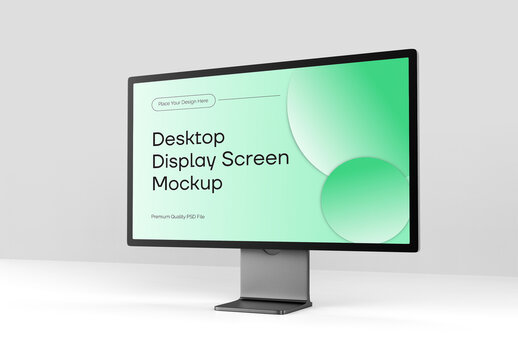 Desktop Screen Mockup