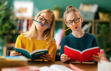 Children are learning in the class