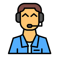 Obraz premium Online Support Icon