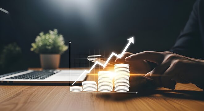 Financial Growth and Investment Strategy Visualization
