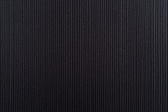Dark Fine Ribbed Textile Texture, Corduroy Fabric Background, Dark Vertical Lines