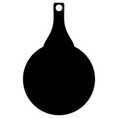 Kitchen board vector icon. Serving Board illustration sign. Meat board symbol or logo.