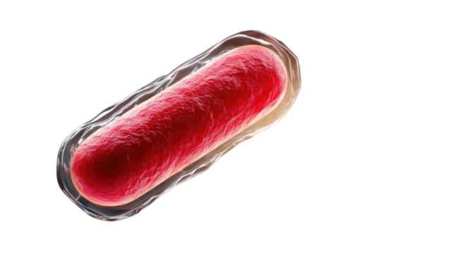 Bacterial cell division process laboratory setting scientific illustration microscopic view biology concept