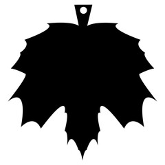 Kitchen board vector icon. Serving Board illustration sign. Meat board symbol or logo.