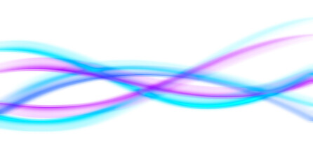 Vibrant Blue Paint Brush Stroke on transparent background