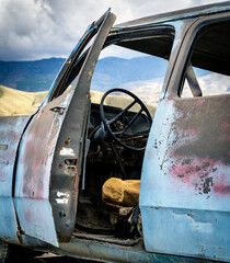Abandoned Vintage Truck in Nature in Almeria