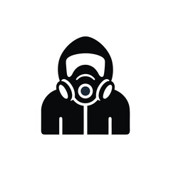 Hazmat Suit Icon Showing Safety and Protection from Toxic Environments Hazardous Materials and Dangerous Situations Demonstrating Emergency Response Preparedness