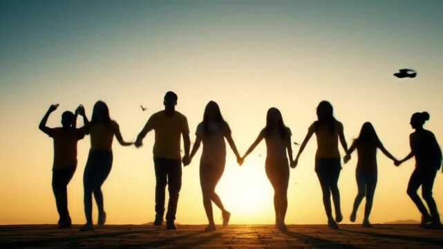 group of people enjoying the life 