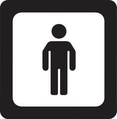 
 black silhouette of a person 

