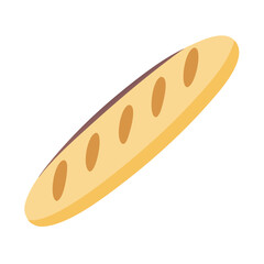 Baguette Long Bread Icon Design