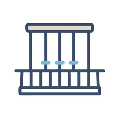 Balcony Outdoor Terrace Icon Design