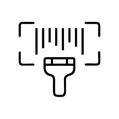 Barcode Product Scanner Icon Design