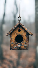 bird house on a tree