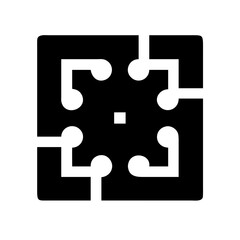 Board Game Tabletop Play Icon Design