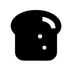 Bread Slice Food Cut Icon Design
