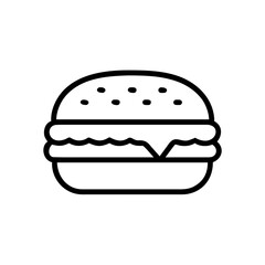Burger Fast Food Icon Design