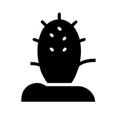 Cactus Desert Plant Icon Design