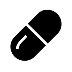 Capsule Pill Medicine Icon Design