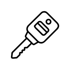 Car Key Vehicle Access Icon Design