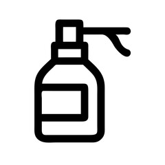 Cleaning Spray Bottle Icon Design