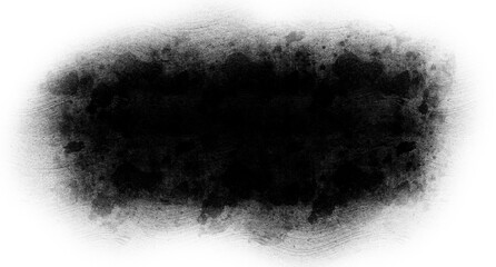 Dark Grunge Texture element on transparent background
