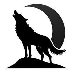 wolf silhouette