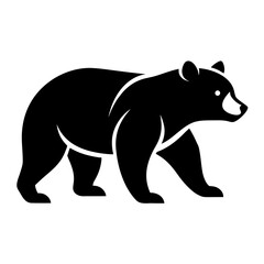 Fototapeta premium silhouette of bear