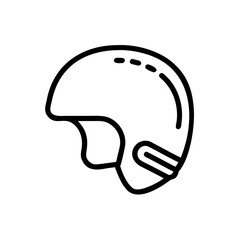 Helmet Protective Headgear Icon Design