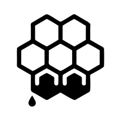 Honeycomb Hexagonal Wax Icon Design