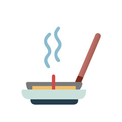 Incense Aromatic Smoke Stick Icon Design